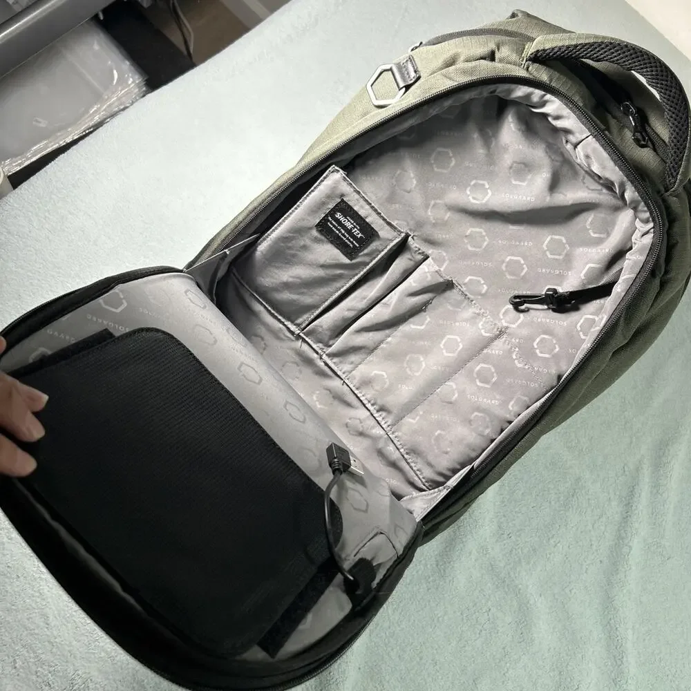 Solgaard Black Lifepack Shore-Tex Backpack Ripstop Durable Hiking Tactical Flaws